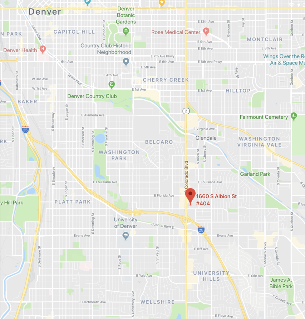 Psychiatrist Susan Joshua’s Denver Office